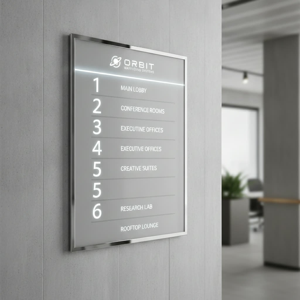 Directional Signs Manchester concept mock-up